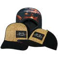 Camping - 6 Panel - Cork - Corduroy - Black - Laser Mesh (Unisex)
