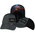 Camping - 6 Panel - Shallow Fit - Slate Gray / Black  - Soft Trucker Mesh (Unisex)