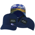 Camping - 5 Panel - Structured - Royal Blue - Laser Mesh (Unisex)