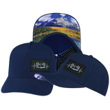 Camping - 5 Panel - Structured - Royal Blue - Laser Mesh (Unisex)