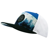 **YOUTH** THB  - 7 Panel - City Drip - Black / Blue / White - Laser Mesh (Unisex)