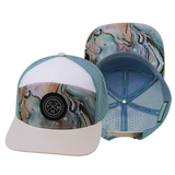 THB - 7 Panel - Marble Earth - Cream / White / Light Blue (Unisex)