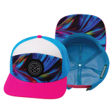 THB - 7 Panel - Feather Glow - Neon Pink / White / Neon Blue (Unisex)