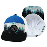 THB - 7 Panel - City Drip - Black / Blue / White (Unisex)
