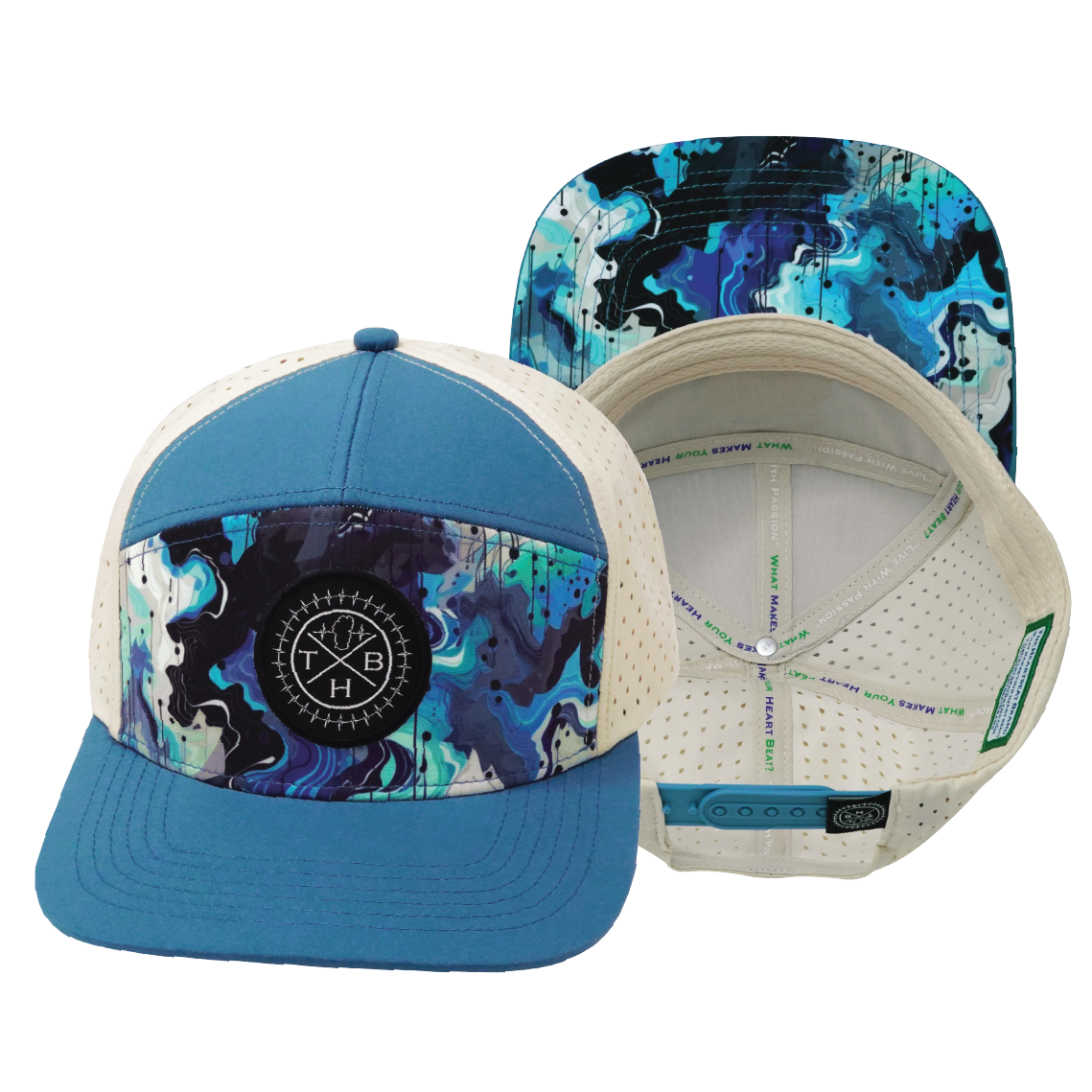 **YOUTH** THB  - 7 Panel - Blue Dream - Slate Blue / Cream (Unisex)