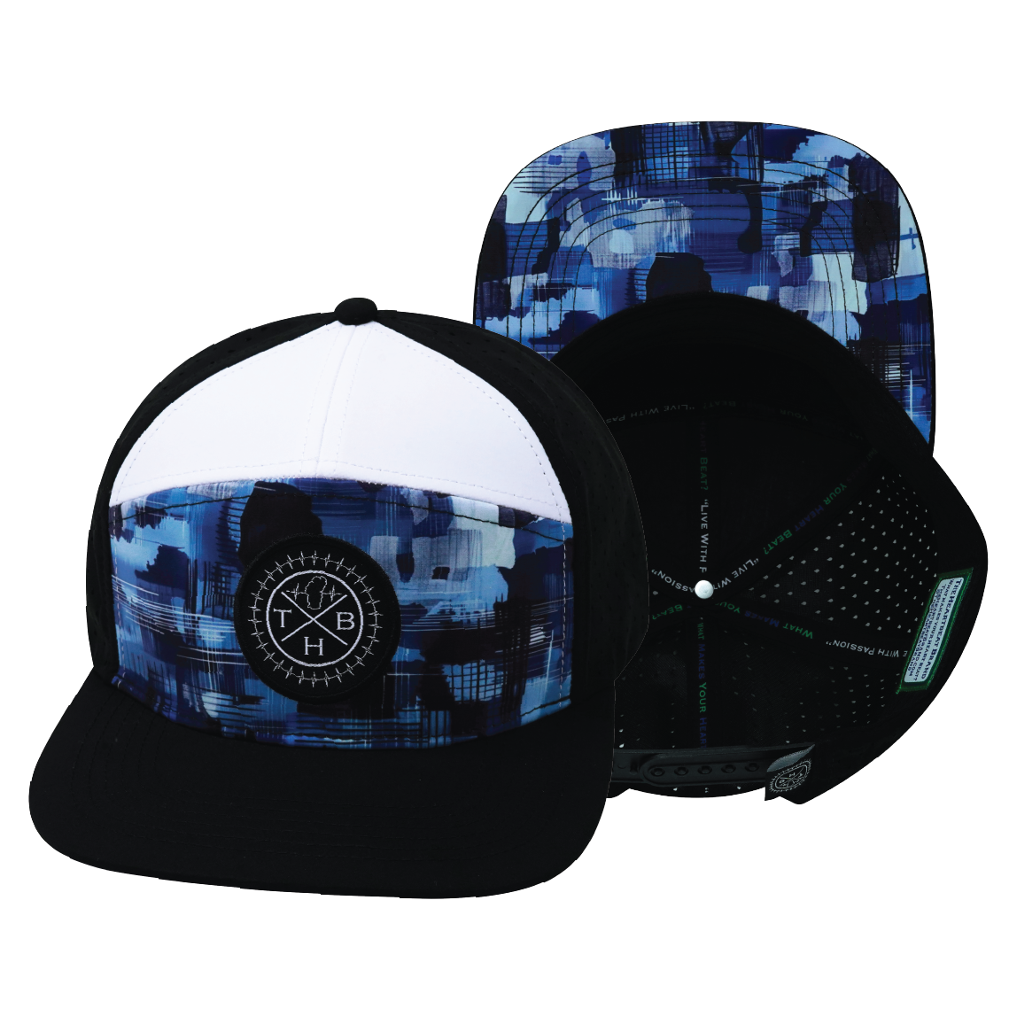 **YOUTH** THB  - 7 Panel - Artist Storm - Black / White (Unisex)