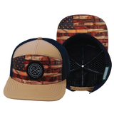 THB - 7 Panel - Stained Flag - Light Tan / Navy (Unisex)