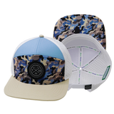 **YOUTH** THB  - 7 Panel - Sky Camo - Cream / Baby Blue / White (Unisex)