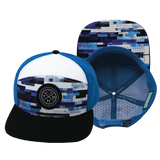 **YOUTH** THB  - 7 Panel - Sky Blocks - Black / White / Blue (Unisex)