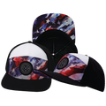 **YOUTH** THB  - 7 Panel - Geo Flag - Black / White - Laser Mesh (Unisex)