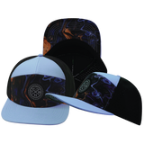 THB - 7 Panel - Midnight Mirage - Baby Blue / Black - Laser Mesh (Unisex)