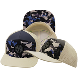 **YOUTH** THB  - 7 Panel - Dusk Camo - Cream / Charcoal - Laser Mesh (Unisex)