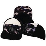 **YOUTH** THB  - 7 Panel - Desert Night Camo - Black / Cream - Laser Mesh (Unisex)