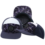 THB - 7 Panel - Blue Fall Camo - Charcoal / White - Laser Mesh (Unisex)