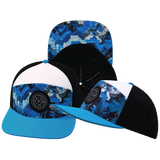 THB - 7 Panel - Blue Shock - Neon Blue / White / Black - Laser Mesh (Unisex)