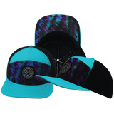 THB - 7 Panel - Space Dust - Neon Green Blue / Black - Laser Mesh (Unisex)