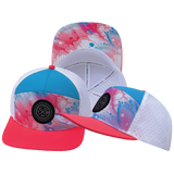 THB - 7 Panel - Pixi Dust - Neon Peach / Neon Blue / White - Laser Mesh (Unisex)