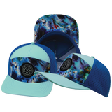 **YOUTH** THB  - 7 Panel - Nebula - Mint / Blue - Laser Mesh (Unisex)