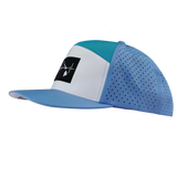 Hawaii - 7 Panel - Light Blue / White / Turquoise - Laser Mesh (Unisex)