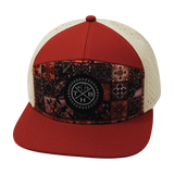 **YOUTH** THB  - 7 Panel - Copper Stitch - Red Rock / Cream (Unisex)