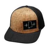 Alabama - 6 Panel - Cork - Charcoal - Trucker Mesh (Unisex)