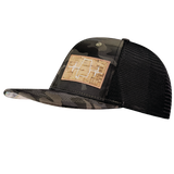 Alabama - 6 Panel - Tan Camo / Black - Trucker Mesh (Unisex)