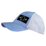 Alabama - 6 Panel - Shallow Fit - Pony Tail - Light Blue / White - Laser Mesh (Unisex)