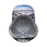 Alabama - 6 Panel - Shallow Fit - Cork - Heather Gray / Gray - Trucker Mesh (Unisex)