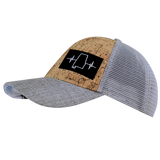 Alabama - 6 Panel - Shallow Fit - Cork - Heather Gray / Gray - Trucker Mesh (Unisex)