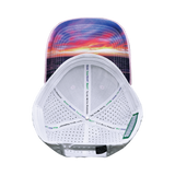 Alabama - 6 Panel - Shallow Fit - Pony Tail - Pink / White - Laser Mesh (Unisex)