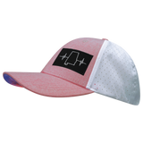 Alabama - 6 Panel - Shallow Fit - Pony Tail - Pink / White - Laser Mesh (Unisex)