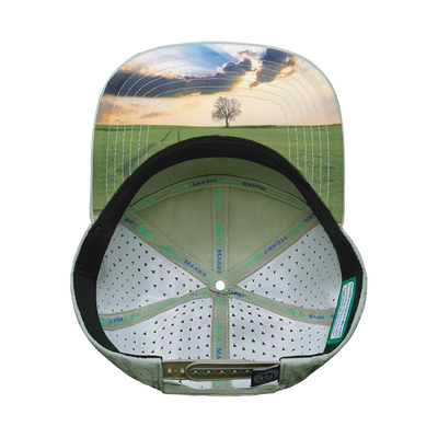 Alabama - 7 Panel - Sage / Cream - Laser Mesh (Unisex)