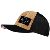 Alabama - 6 Panel - Cork - Black - Trucker Mesh (Unisex)