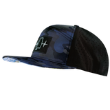 Alabama - 7 Panel - Navy Camo / Black- Laser Mesh  (Unisex)