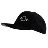 Alabama - 6 Panel - Black - Laser Mesh (Unisex)