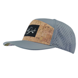 Alaska - 7 Panel - Cork - Gray Blue - Laser Mesh (Unisex)