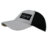 Alaska - 6 Panel - Unstructured - Gray / Black - Laser Mesh (Unisex)