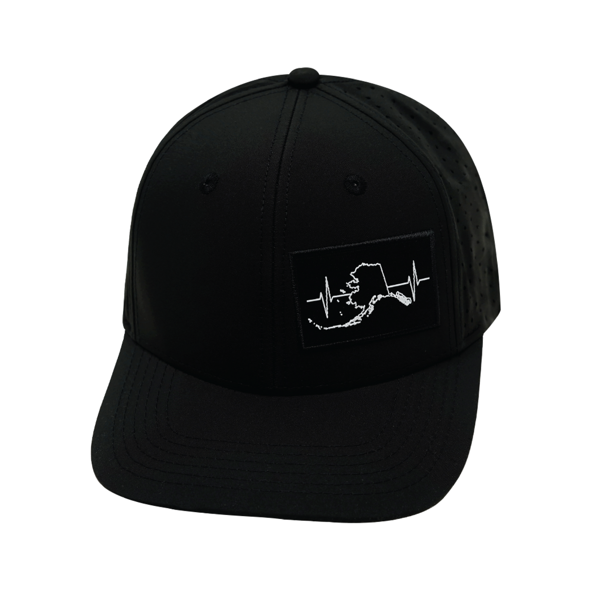 Alaska - 6 Panel - Black - Laser Mesh (Unisex)