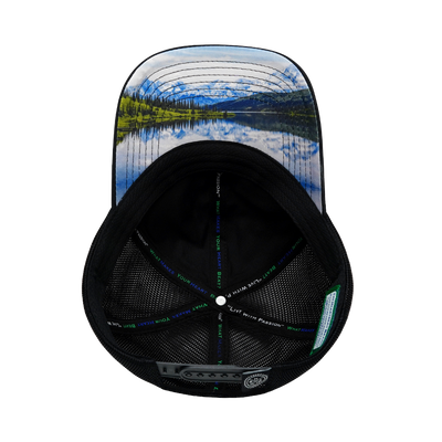 Alaska - 6 Panel - Unstructured - Black - Soft Trucker Mesh (Unisex)