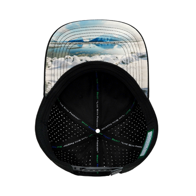 Alaska - 6 Panel - Black - Laser Mesh (Unisex)