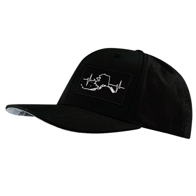 Alaska - 6 Panel - Black - Laser Mesh (Unisex)