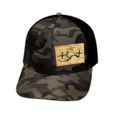 Alaska - 6 Panel - Tan Camo / Black - Laser Mesh (Unisex)