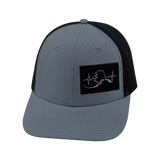 Alaska - 6 Panel - Gray Blue / Black - Laser Mesh (Unisex)