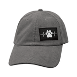 Dog - 6 Panel - Unstructured - Corduroy - Charcoal - Fabric Back (Unisex)