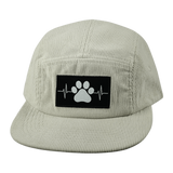 Dog - 5 Panel - Unstructured - Corduroy - Sand - Fabric Back (Unisex)