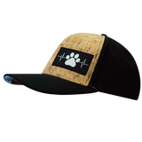 Dog - 6 Panel - Cork - Black - Laser Mesh (Unisex)