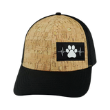 Dog - 6 Panel - Cork - Black - Laser Mesh (Unisex)