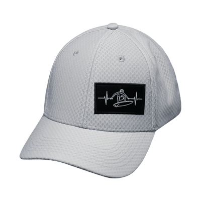Surf - 6 Panel - AirMesh - Athletic Fit - Gray - Fabric Back (Unisex)