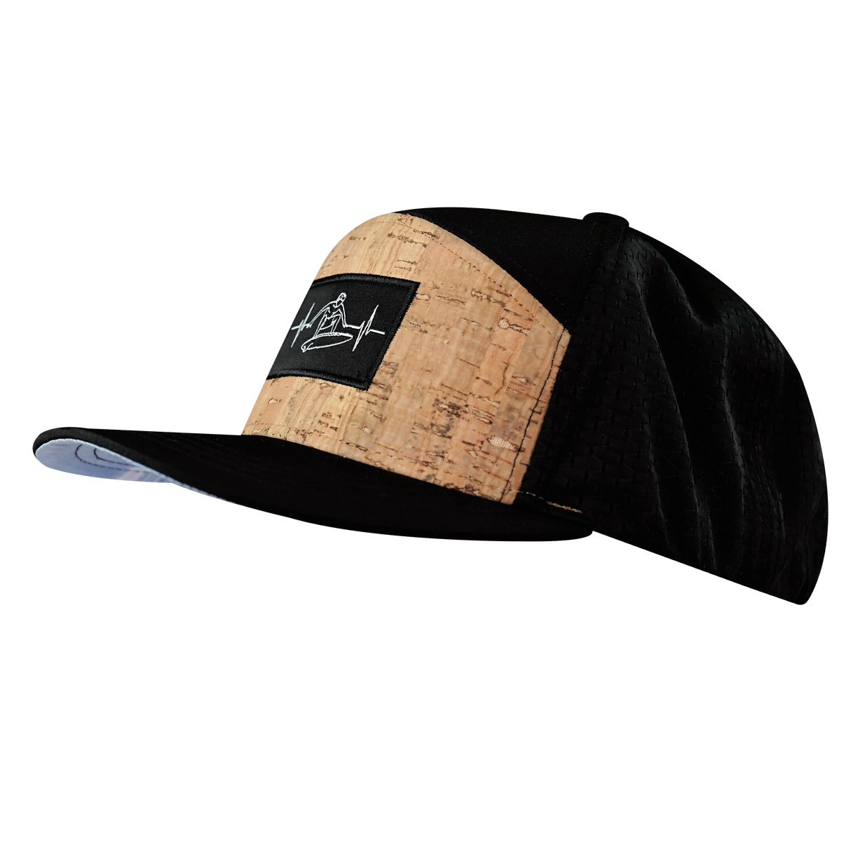 Surf - 7 Panel - Cork - Black - Jersey Mesh (Unisex)