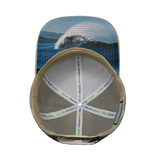Surf - 6 Panel - Cream / Gray - Trucker Mesh (Unisex)